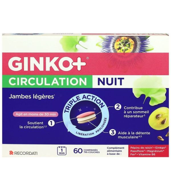 Ginko+ Circulation Nuit Cpr 60