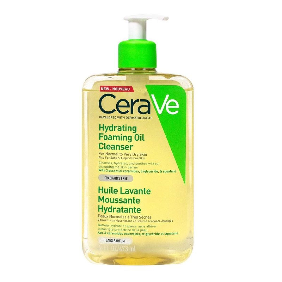 Huile De Nettoyage CeraVe 473ml - Neuf, PZN17505916, Marque L'Oréal, Origine France