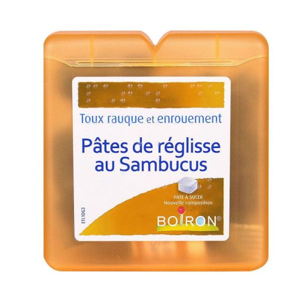 Reglisse Sambucus Boiron Pate 70G