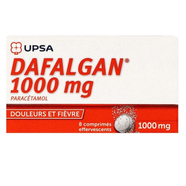 Dafalgan 1 000Mg Cpr Eff 8