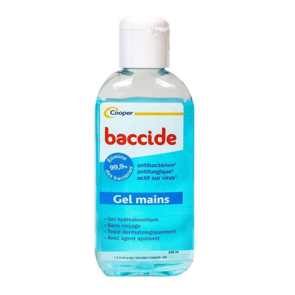 Baccide Gel Main S/Rinc Bleu 100Ml