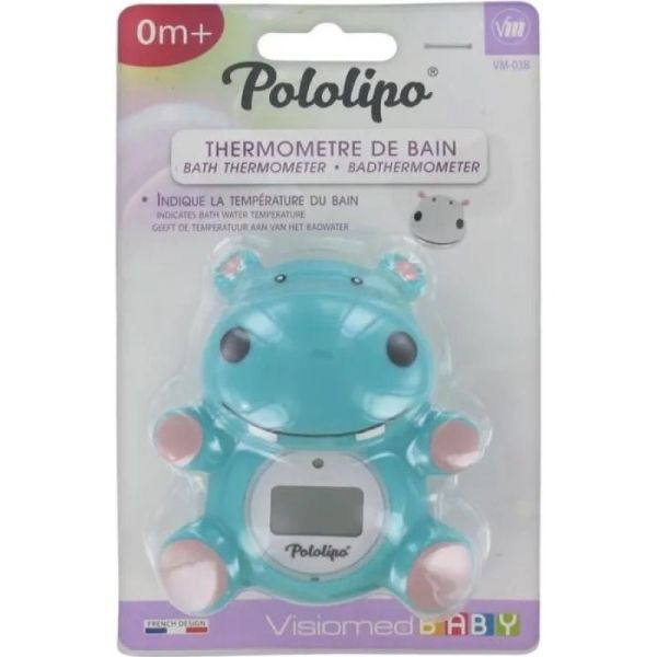 Pololipo Thermomètre Bain Digital Bleu