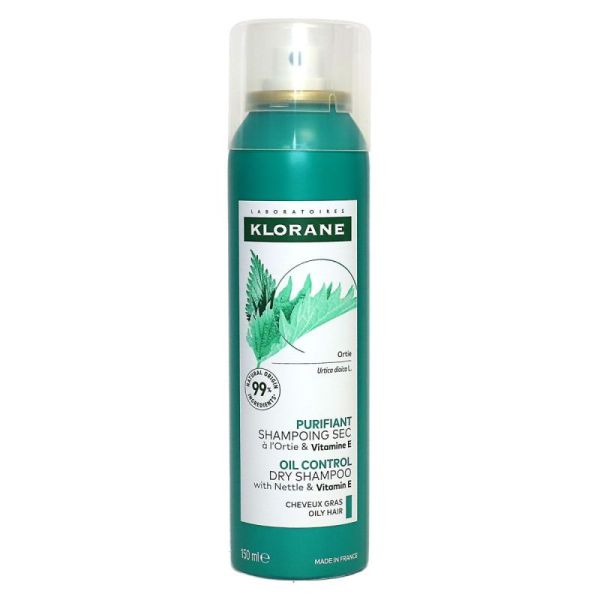 Klorane Sh Sec Ortie+Vit E 150Ml