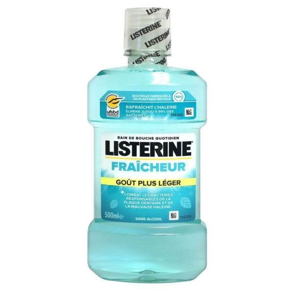 Listerine Bain de Bouche Fraîcheur Intense 500ml