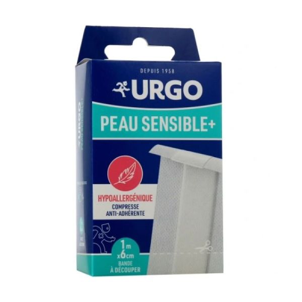 Urgo Peau Sens+ Bde Decoup 1Cmx6Cm