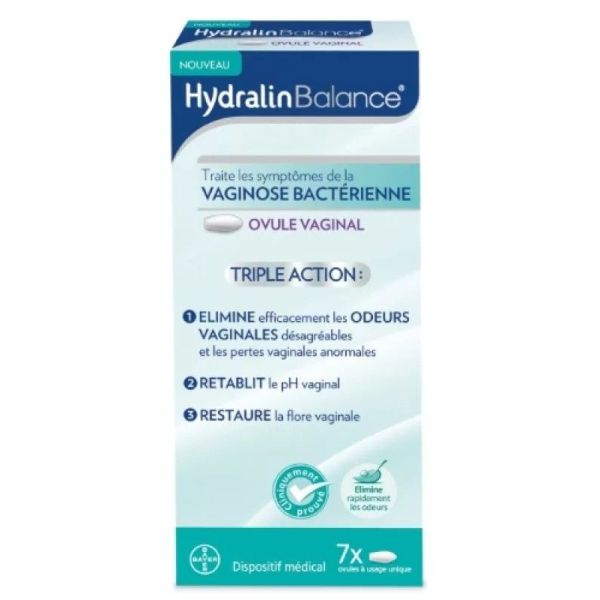 Hydralin Balance Ovule Vaginal X7