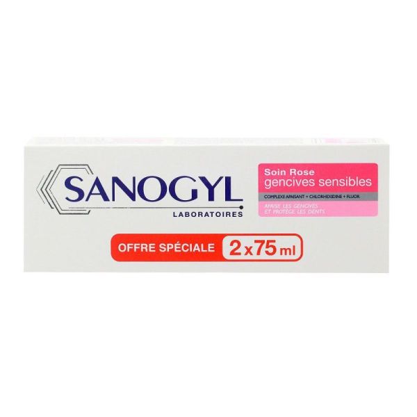 Sanogyl Rose Pâte Dtf 2T/75Ml