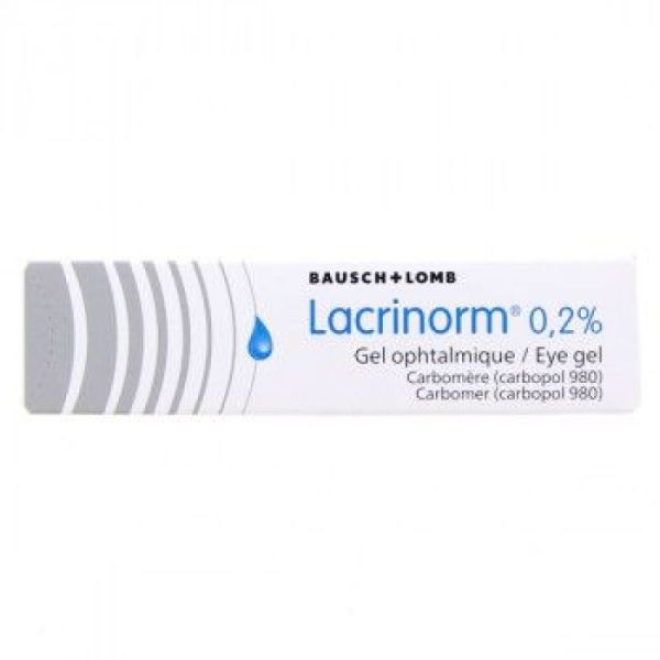 Lacrinorm 0,2% Gel Opht T/10G