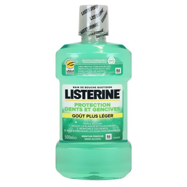 Listerine B/B Prot Den/Genc Gpl500