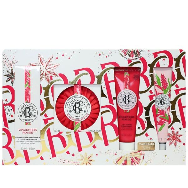 Coffret Gingembre rouge rituel parfumé 30ml + savon 100g offert