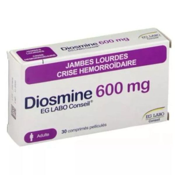 Diosmine 600Mg Eg Cpr 30