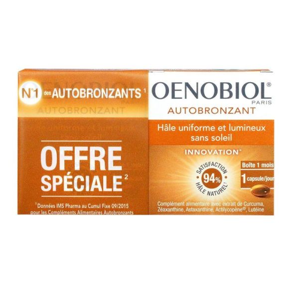Oenobiol Autobronz Caps 30 X2