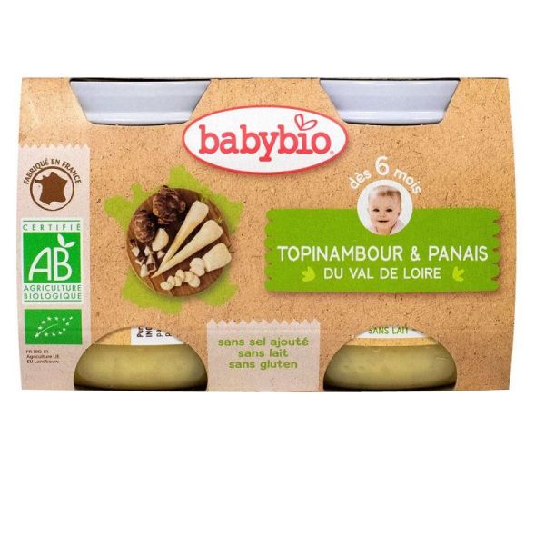 BABYBIO Alim Inf Topinambour Panais 2X130GR