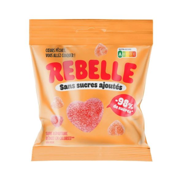 Rebelle Bonbon Coeur Peche S/S 50G