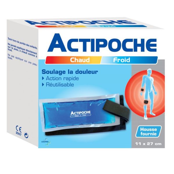 Actipoche 11*27cm Moyen Format - Compresses Chaudes et Froides Réutilisables