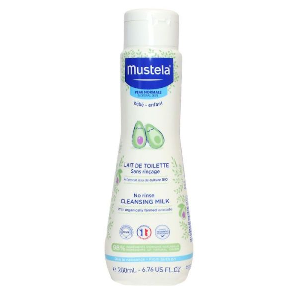 Mustela Lait De Toilette S/ Rincage 200Ml