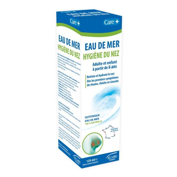 Care+ Eau De Mer Hyg Nez +6A 125Ml