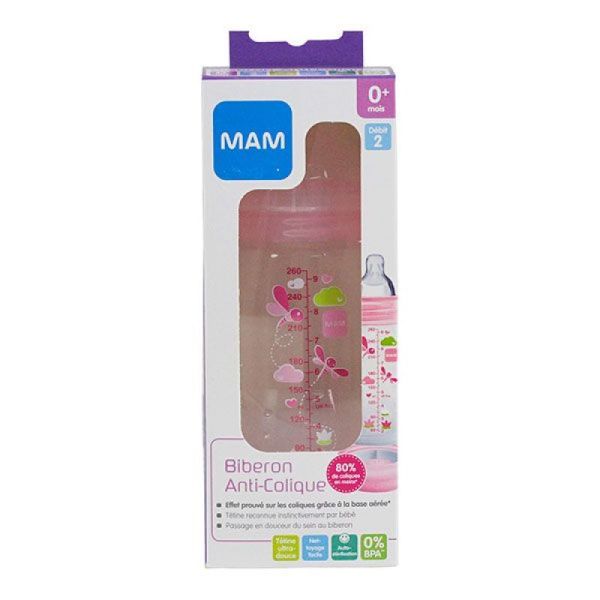 Bib Mam E Start A/Col Ros D2 260Ml