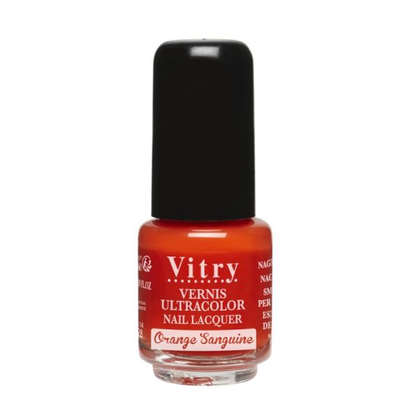 Vitry Mini Vernis Orange Sang 4Ml