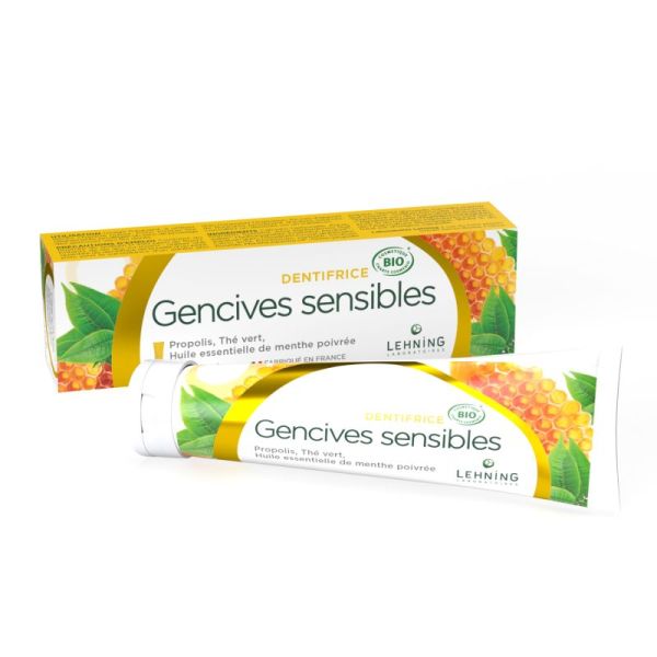 Dentifrice gencives sensibles bio