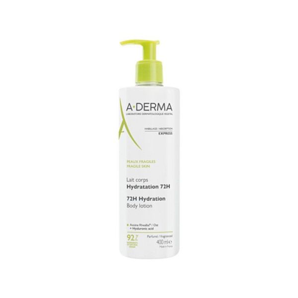 A-Derma Lait Corps Hydra 72H 400Ml