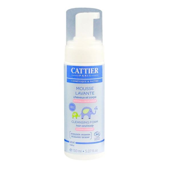 Cattier Bebe Msse Lavante Fl Foamer/150Ml