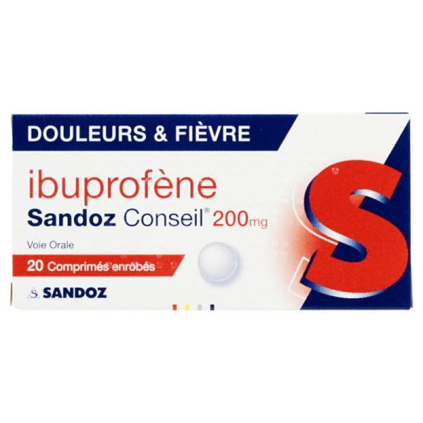 Ibuprofene 200Mg Sandoz Cons Cpr20