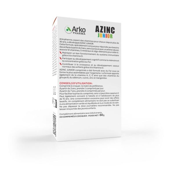 Azinc Vitalite Junior Cola Cpr 30