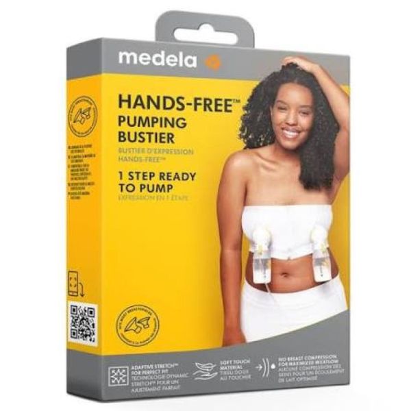 Medela Bustier Hands Free Blanc M