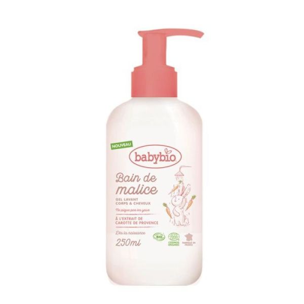 BABYBIO BAIN MALICE GEL NETT 250ML