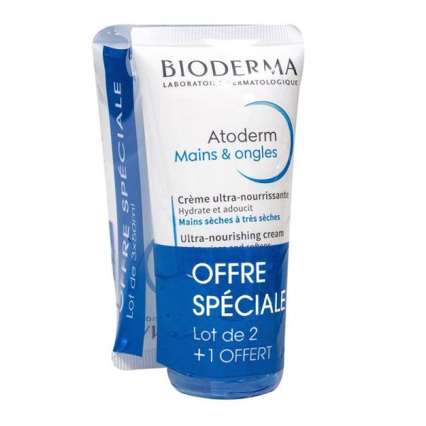 Atoderm Cr Main&Ongle Tub 50Mlx3