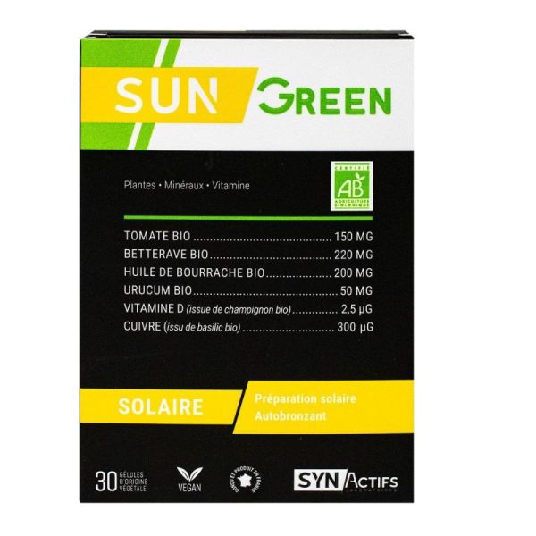 Synactifs Sungreen Gél B/30