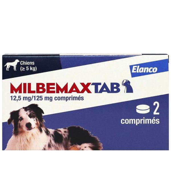 Milbemaxtab Comprimé Chien x2