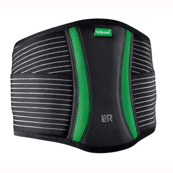 Velpeau® Dorsamix Classic 26cm Ceinture de soutien lombaire - T5 - Noir/Vert - LPP