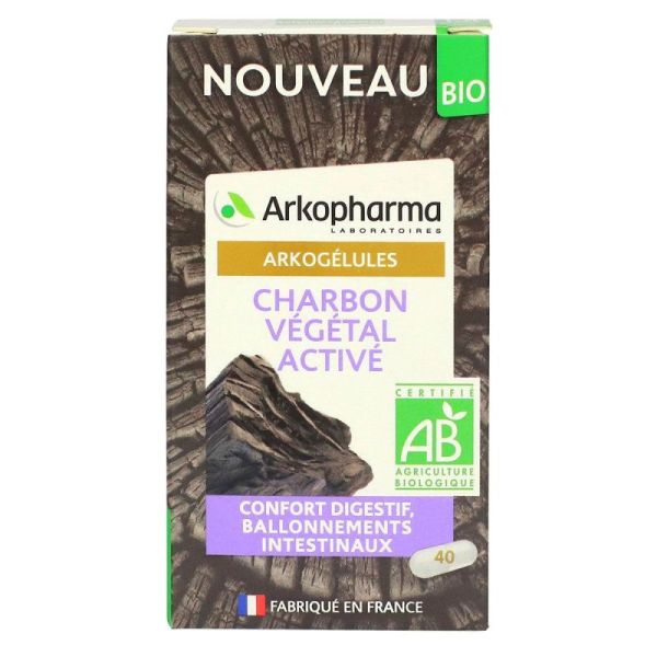 Arkog Charbon Vegetal Bio Gelul 40