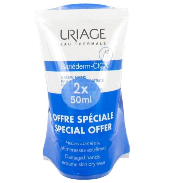 Uriage Bariederm Crème Main 50Mlx2