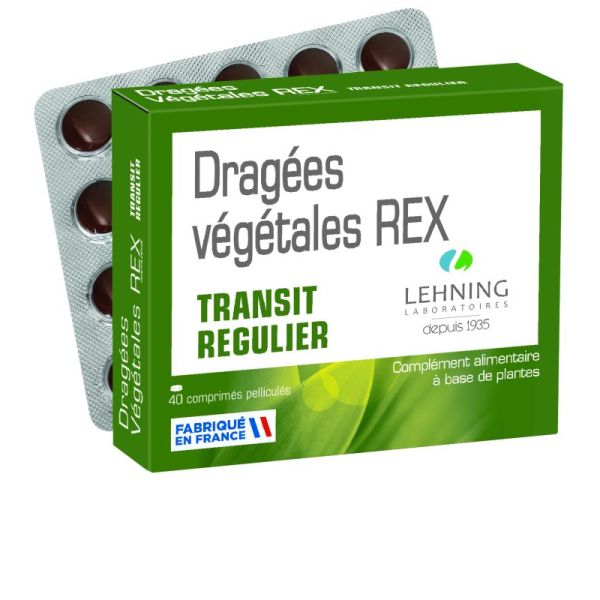 Dragees Vegetales Rex Cpr 40