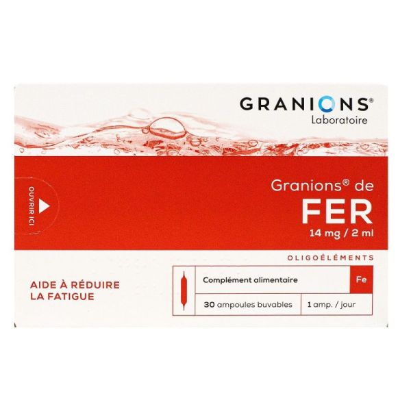 Granions De Fer Amp Buv 2Ml 30