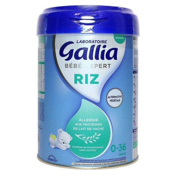 Gallia Riz 0-36 Mois 800 G