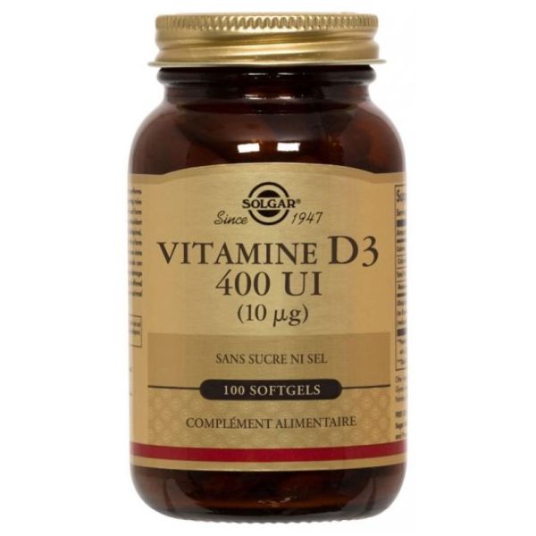 Solgar Vitamine D3 Caps P/100