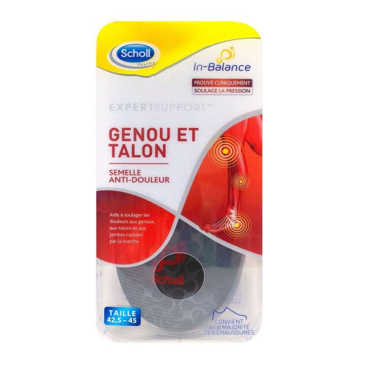 scholl semelle talon