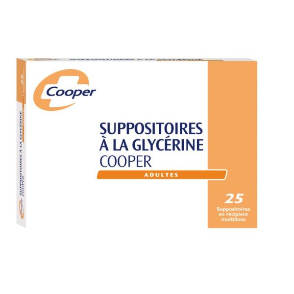 Glycerine Sup Ad Cooper 25