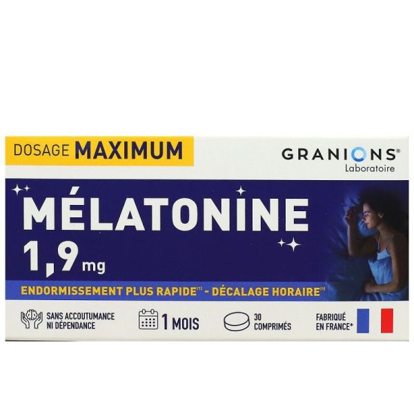 Granions Melatonine 1,9Mg Cpr 30