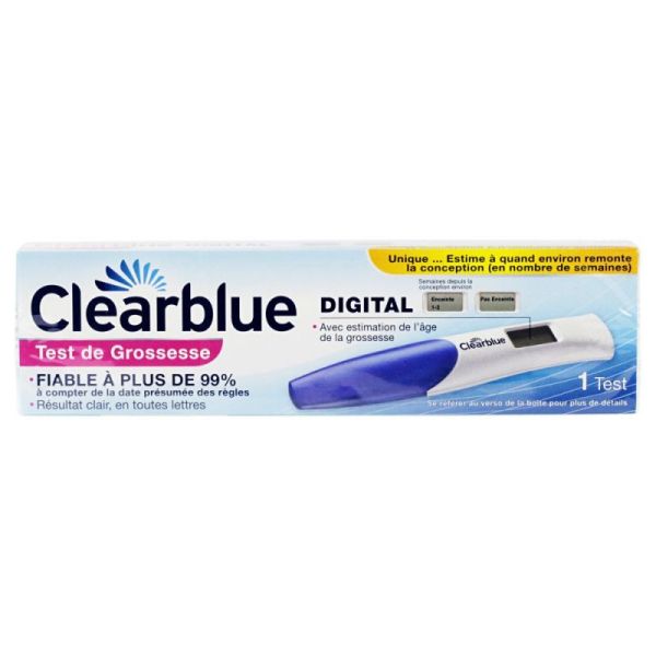 Clearblue Digital Test Grossesse 1