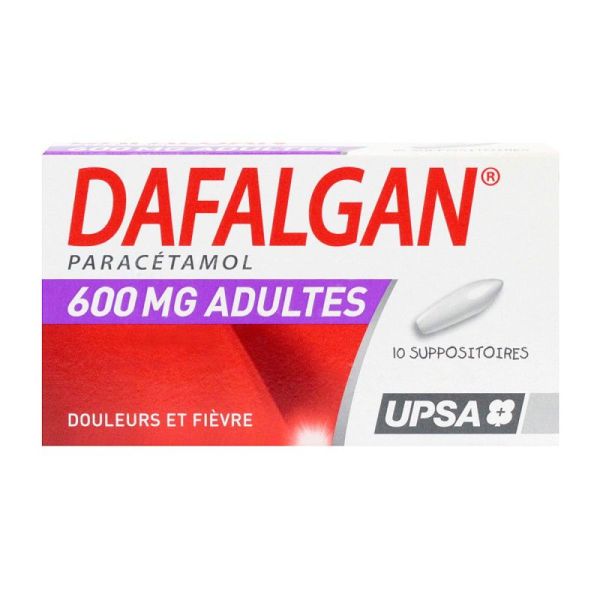 Dafalgan 600Mg Suppo Ad B/10