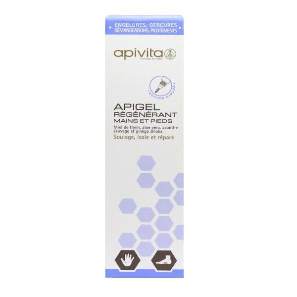 Apivita Gel Apigel Pied Main Engelure T/10Ml