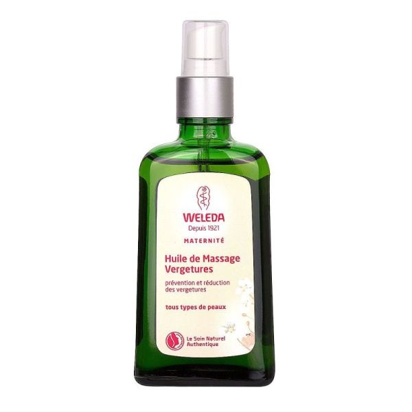 Huile de massage vergetures Weleda 100ml