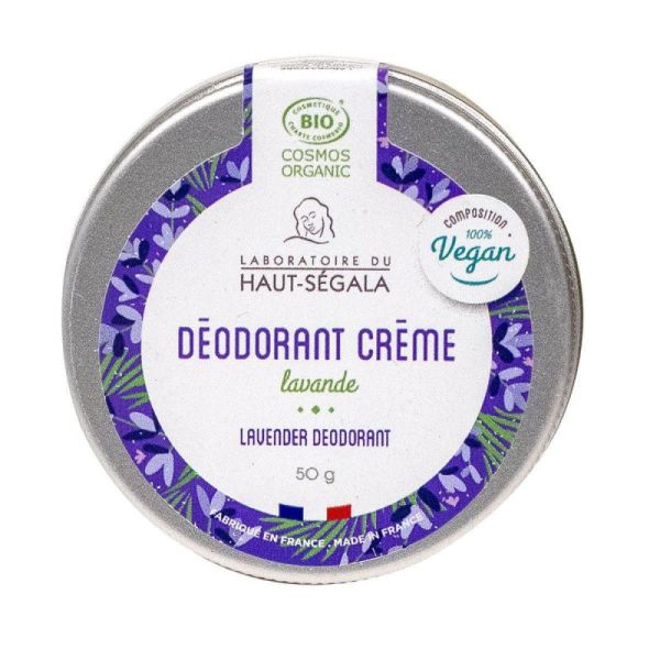 Déodorant crème lavande bio 50g