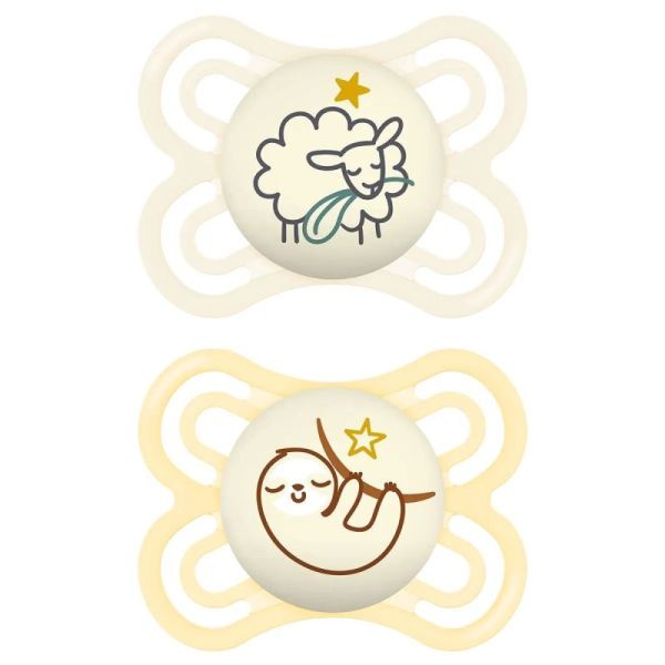 Sucet Mam Perfect Nuit Sil 2-6M X2