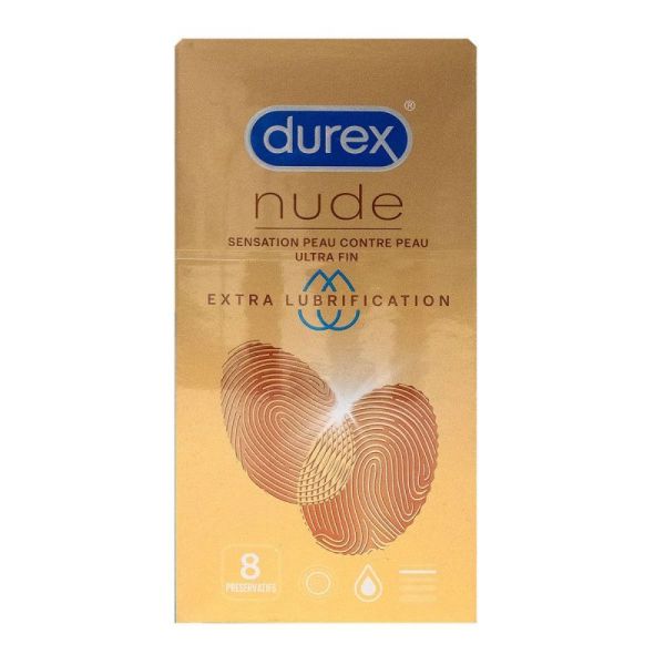 Preserv Durex Nude Extra Lub X8